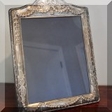 S21. R. Carr sterling silver picture frame.  Holds an 8